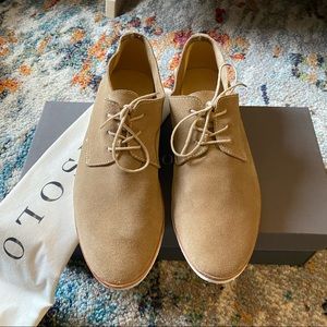 Nisolo Sedona lightweight Derby, sz 9.5, Stone color